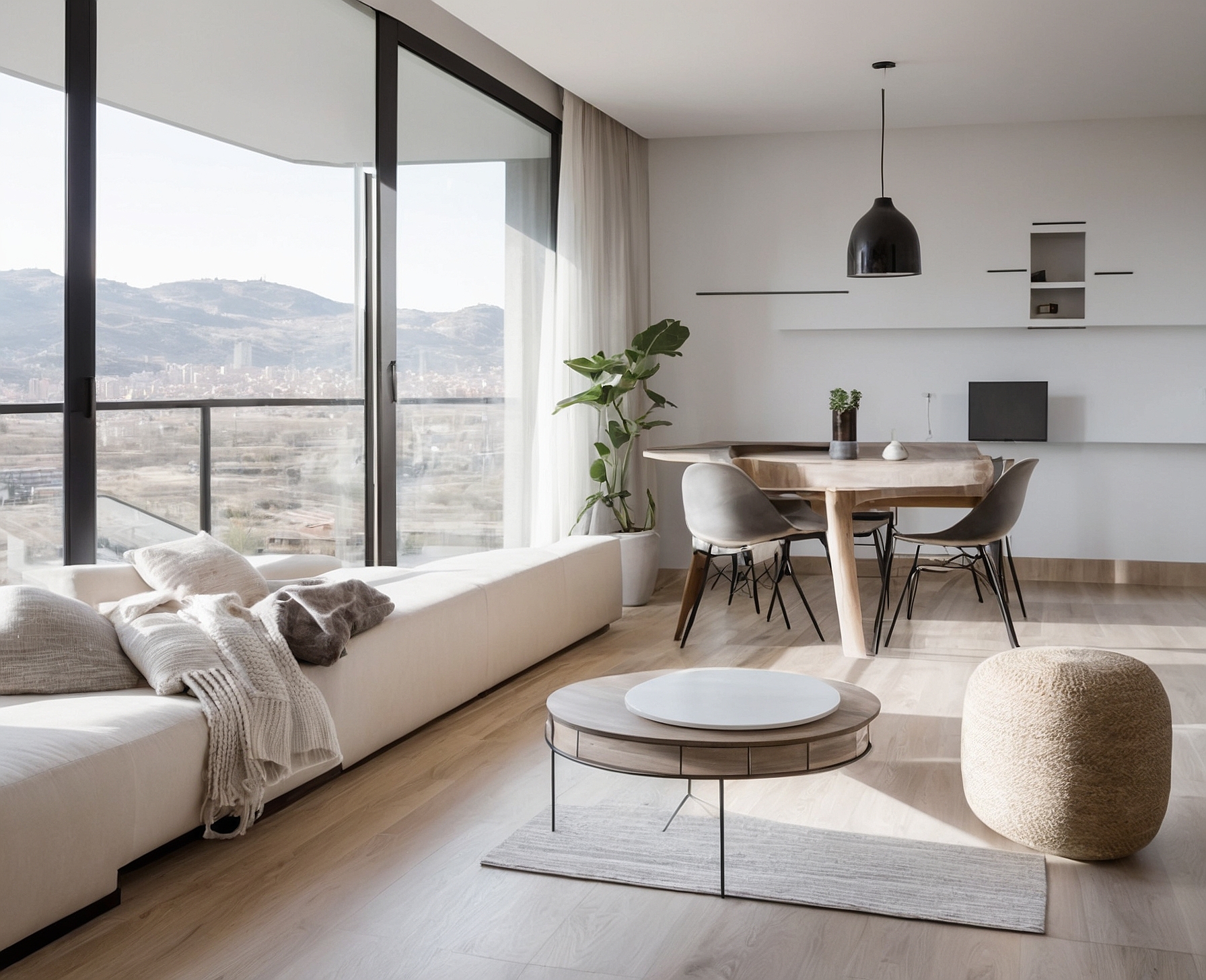 Equipo trabajando en montaje logístico